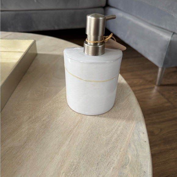 $29 NWT Mud Pie Happy Home Soap & Sponge Holder - Picture 3 of 4